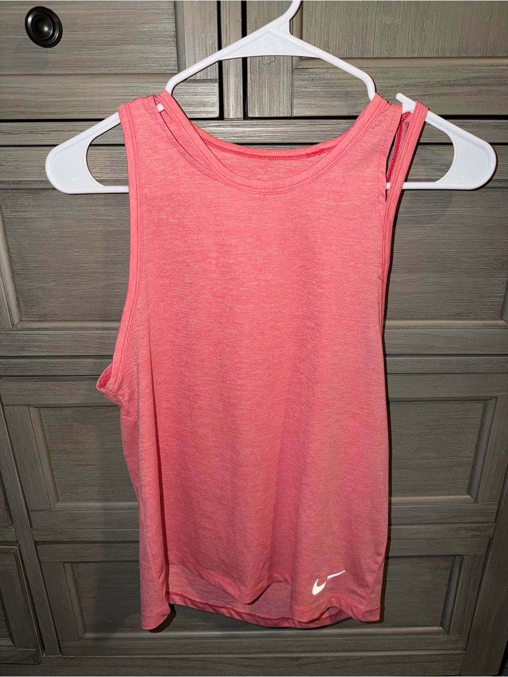 Nike Coral-Pink Athletic Tank Top